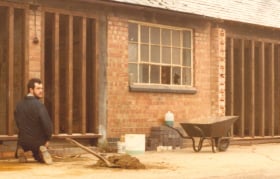 Building at Riverside Works in Buckingham 1982