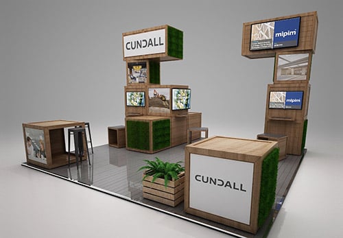 Exhibition stand 3D visual