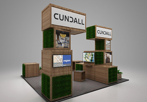 Exhibition stand alternative 3D visual