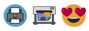 Print production emojis